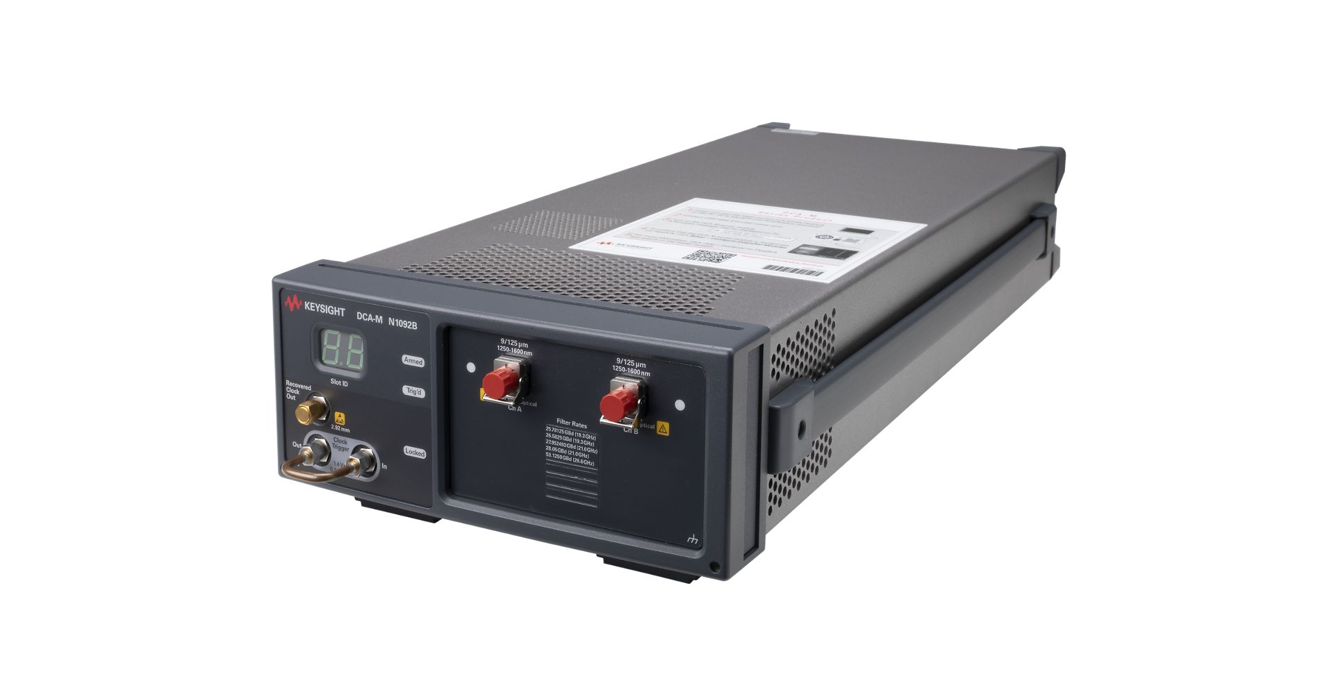 KEYSIGHT N1092B 2 光通道采樣示波器（光通道 - 3dB 帶寬典型值 28GHz）