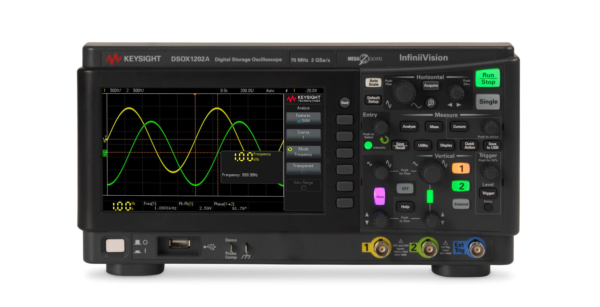 Keysight DSOX1202A 數(shù)字示波器